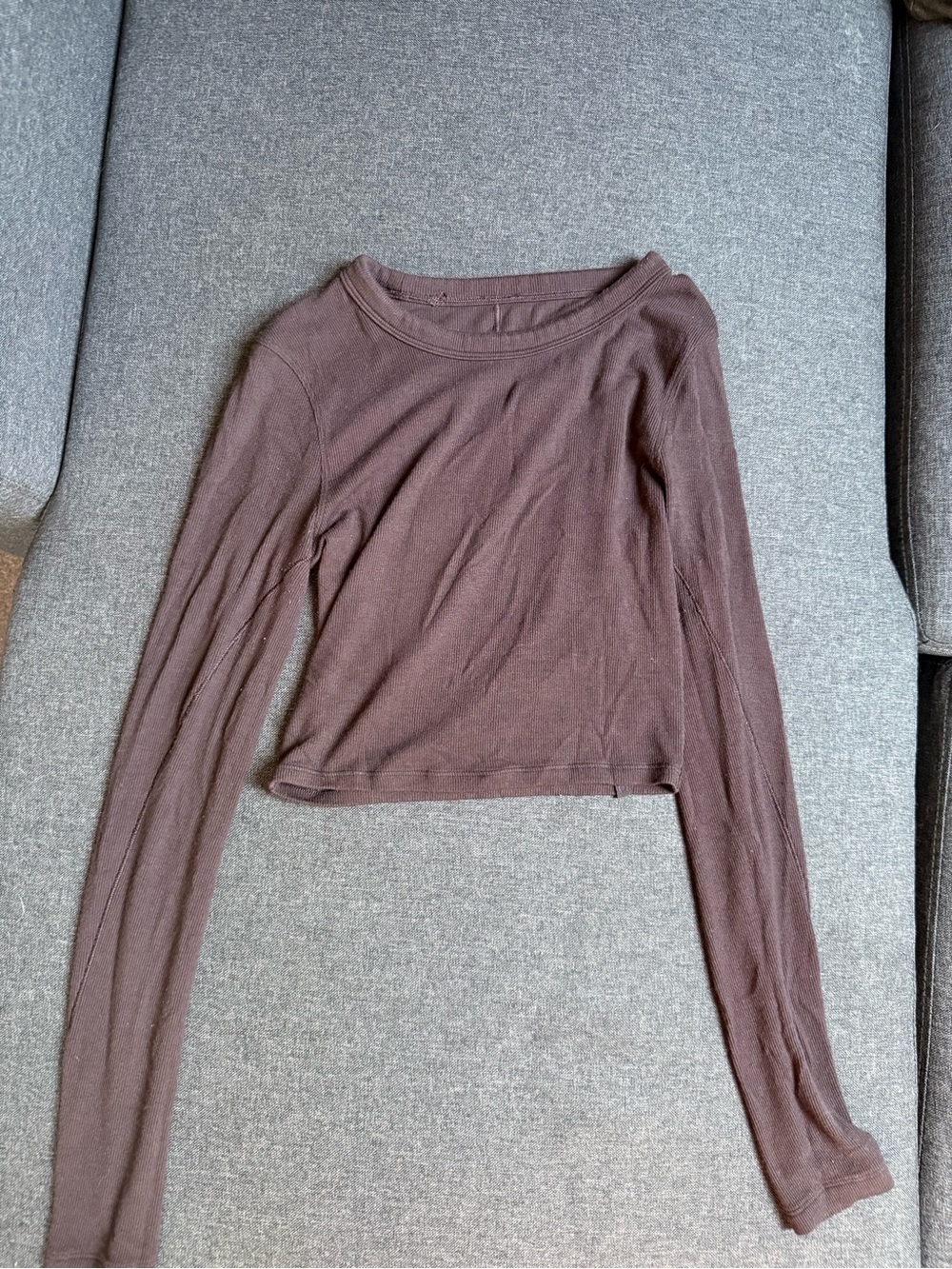 Lululemon Hold Tight Cropped Long Sleeve